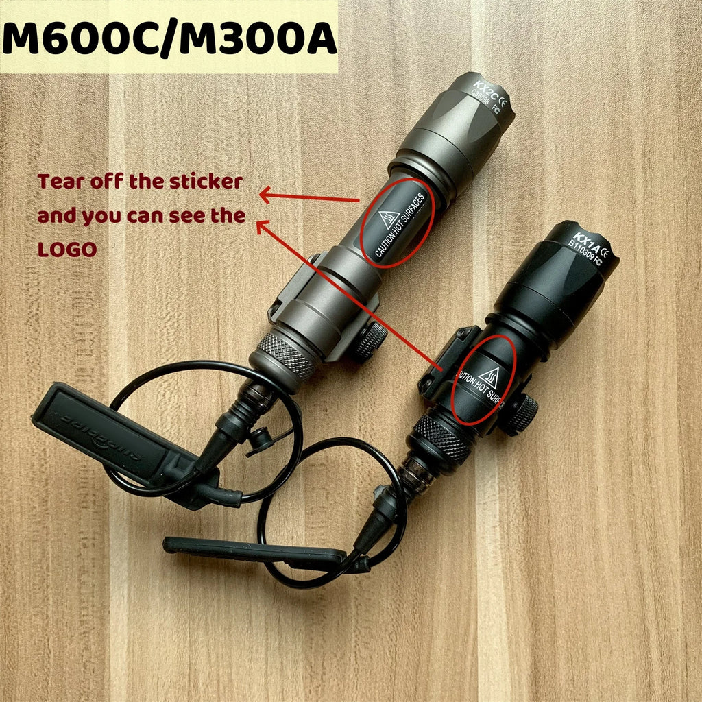 Tactical Surefir M300, M600B, M600C Gun light. Rifle, Pistol Scout Light, Pictinny Rail.