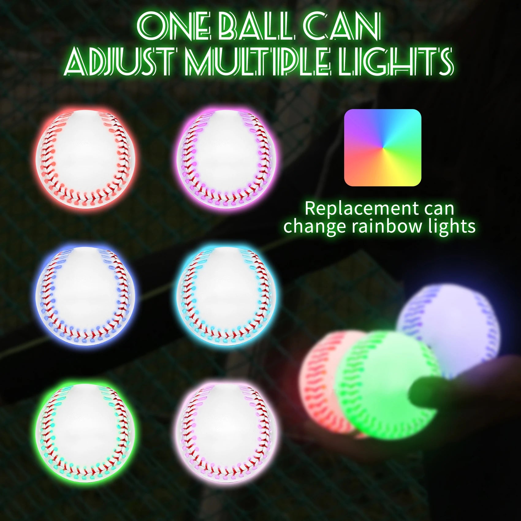 Glow In The Dark Baseball, Sports Gear- Gift Ideas.
