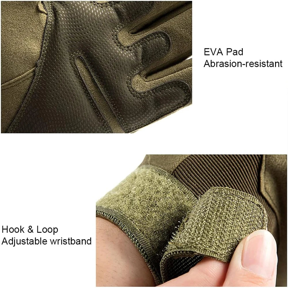 Tactical Military Gloves, Shooting,  Combat, Anti Slip .