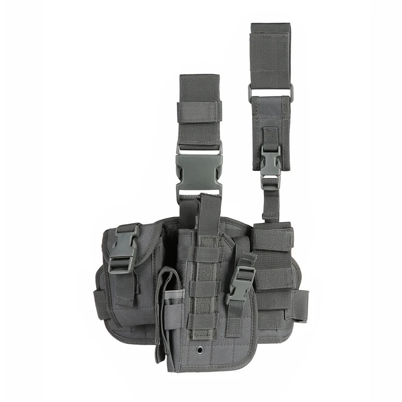 Tactical Leg Gun Holster. Multi-Function Camouflage Bag. Phone Pocket.