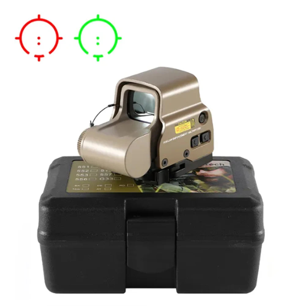 Holographic , Red- Green Dot, Reflex Sight with Picatinny 20mm Quick Release Mount.