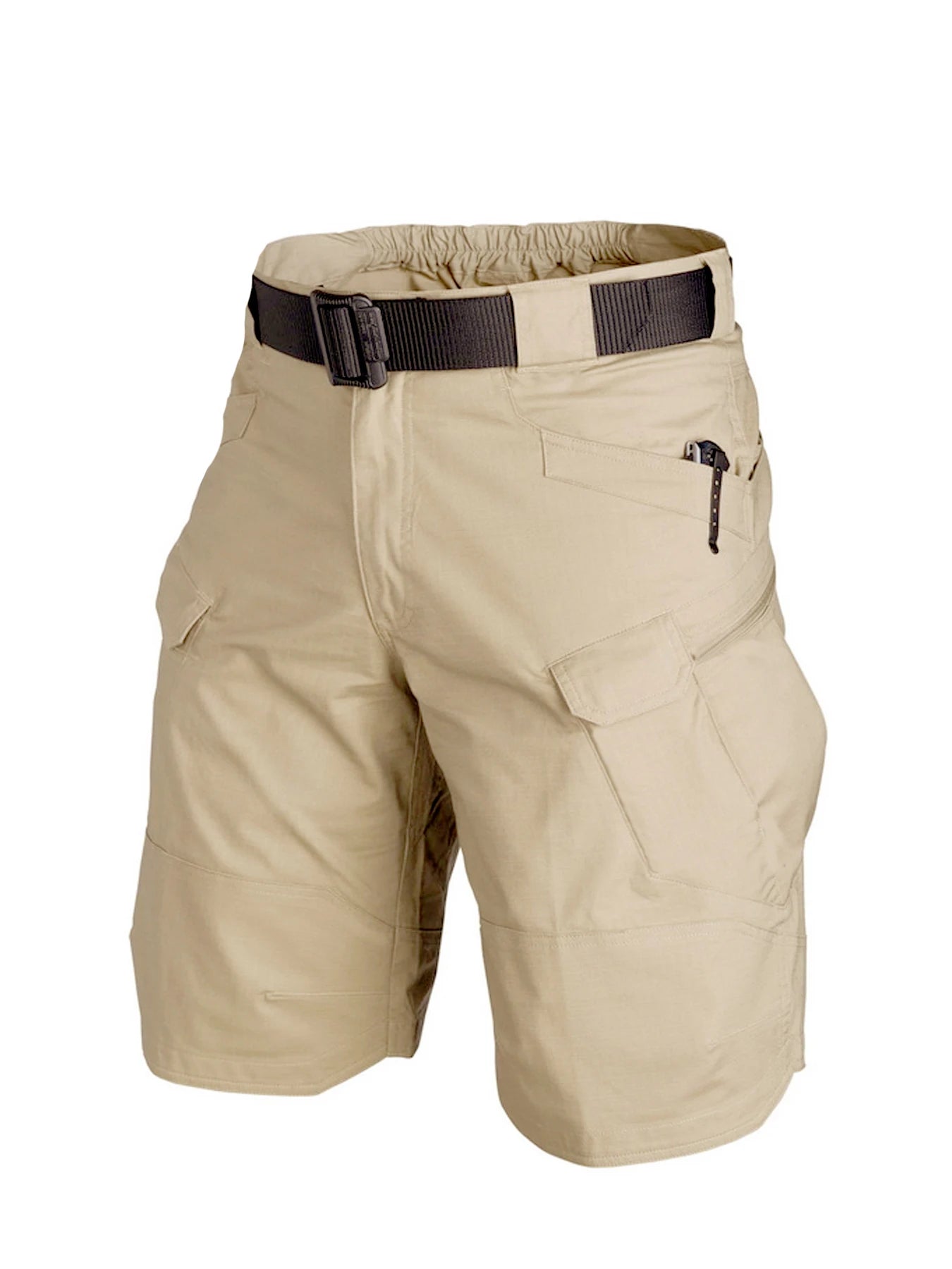 Cargo Shorts. Quick Dry, Multi-Pocket, Knee Length.