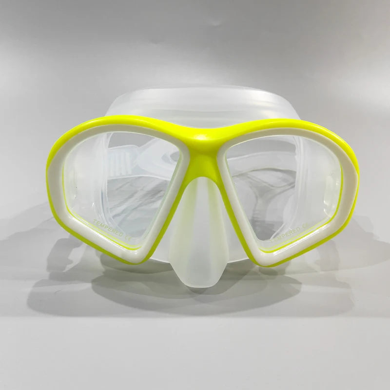 Professional Scuba Diving Mask. Snorkel, Silicone Skirt Diving Mask.