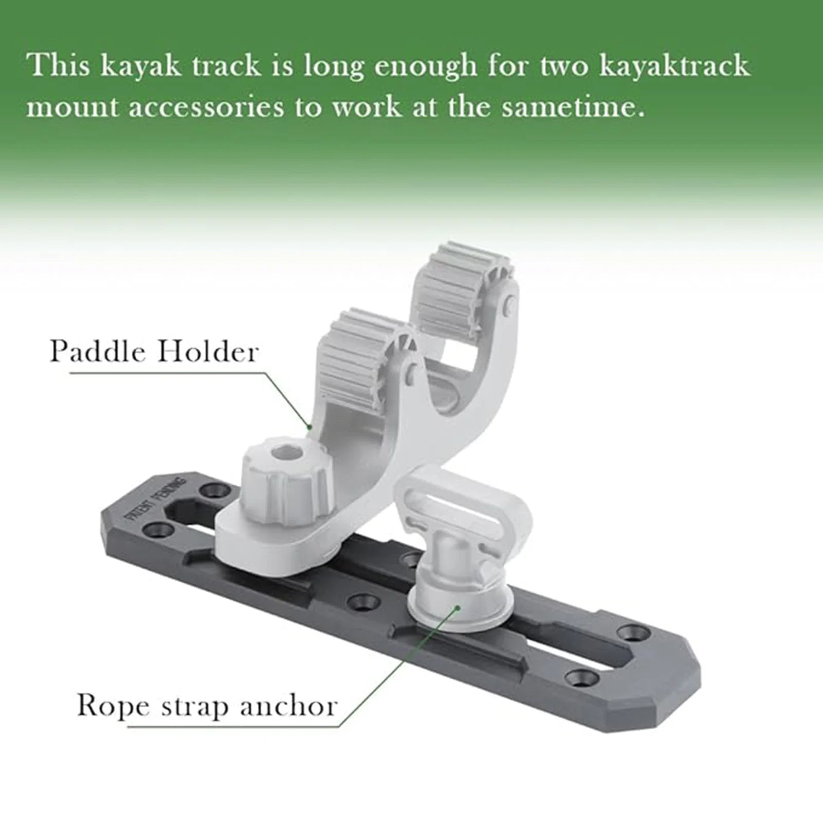 4pcs 6inch Kayak Paddle Holders. Track Mount Accessories.