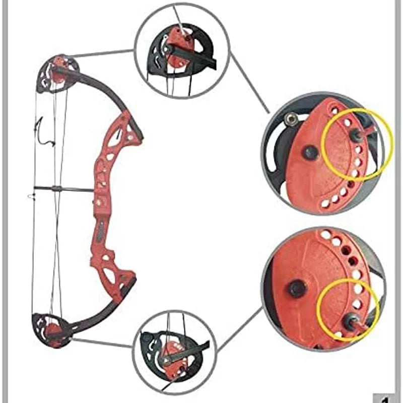 Compound Bow kit for Youth & Beginner, 15-29 Lbs 19”-28”.