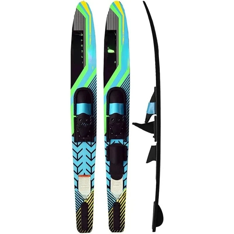 Tool Pure Combo Water Skis Adult Black/Blue 67"/ 170 cm Authentic.