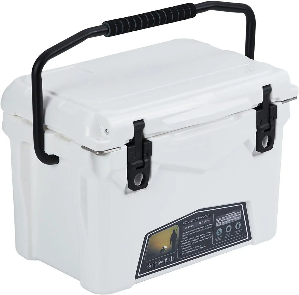 Heavy Duty Ice Chest With Cup Holder, Fish Ruler, Bottle Openers.