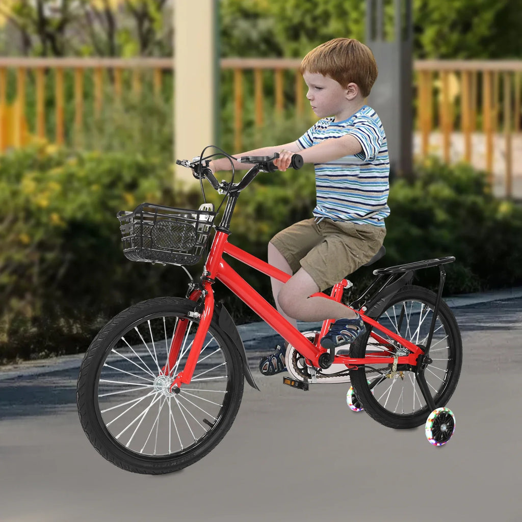 BMX Style Kid's Bikes with Training Wheels, Children Bicycle for Kids and Toddler.