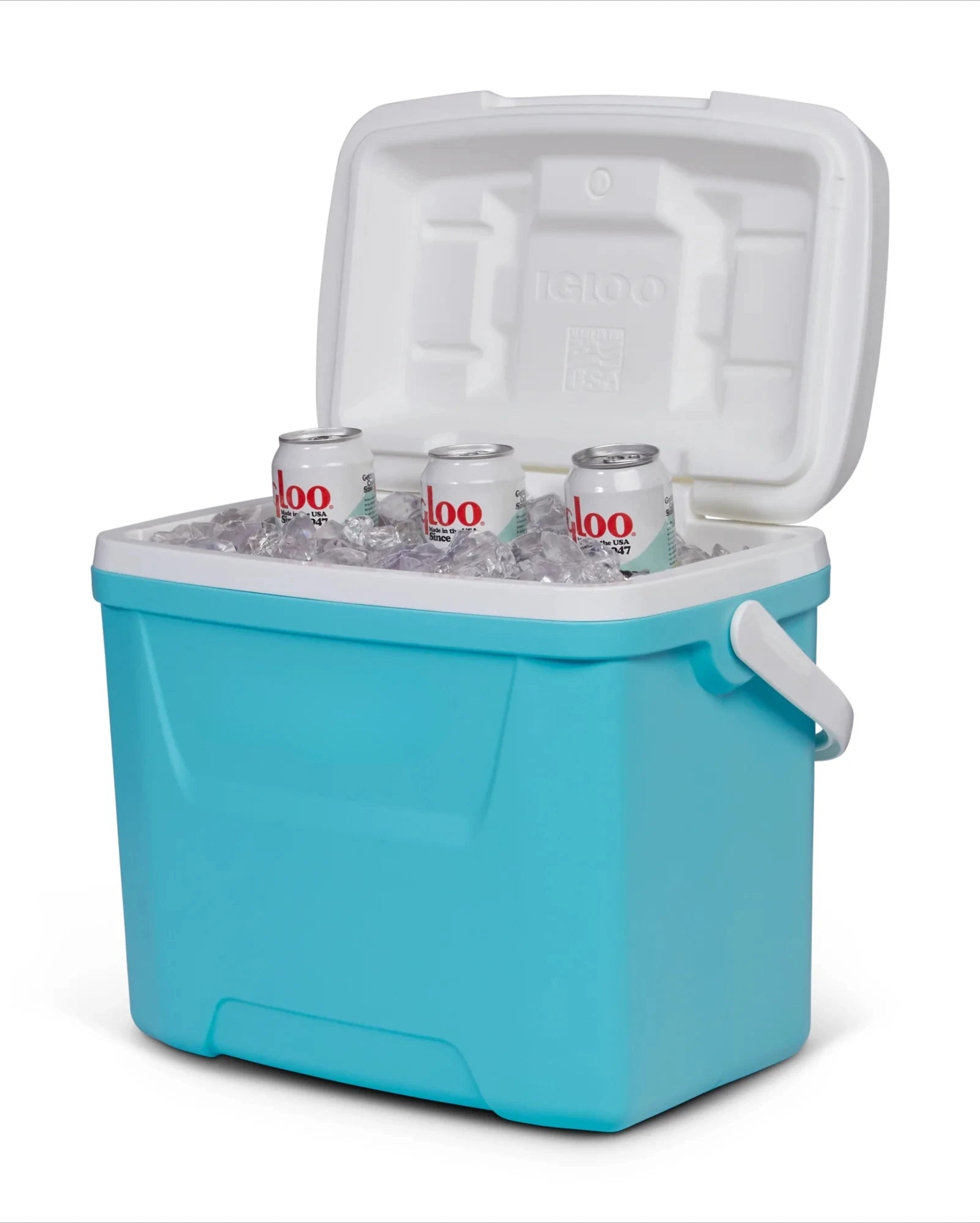 28 QT Cooler, Swing-Away Handle. Picnic ,Camping, Parties.