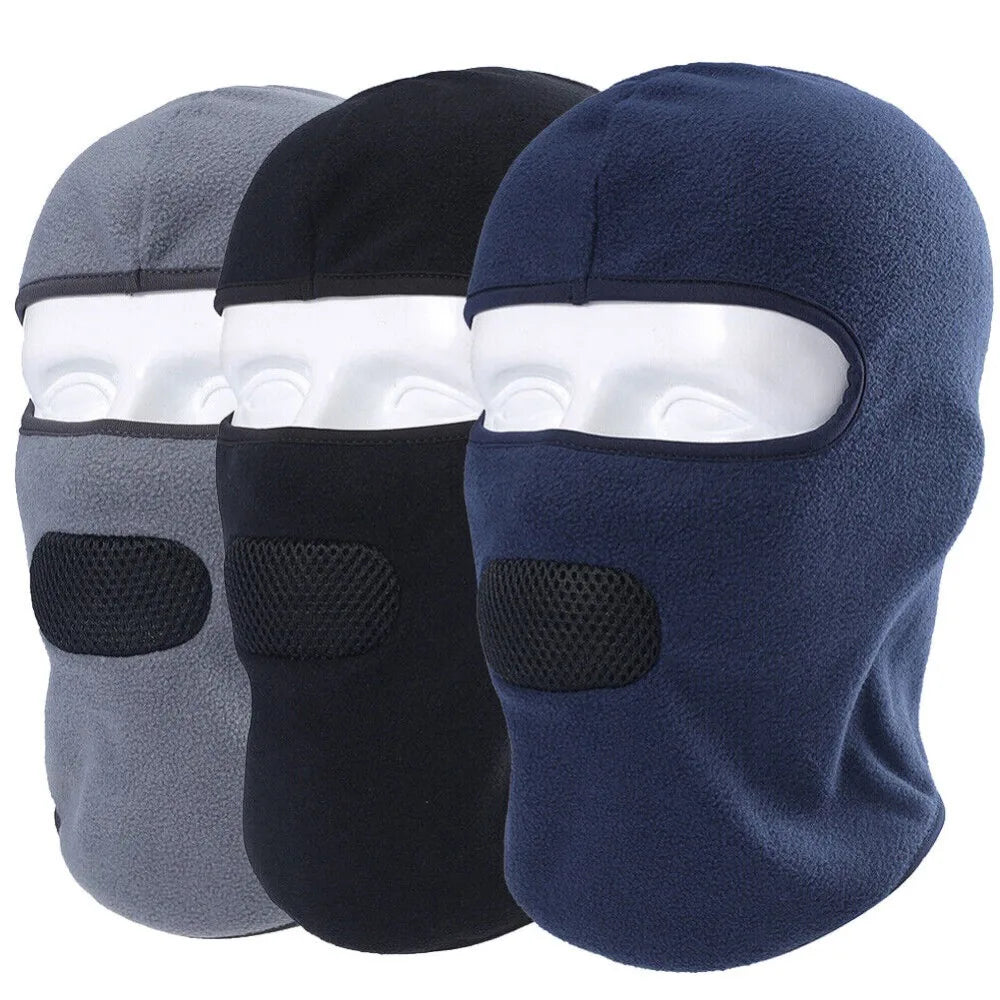 Full Face Mask- Balaclava Fleece. Neck Warmer- Hood .