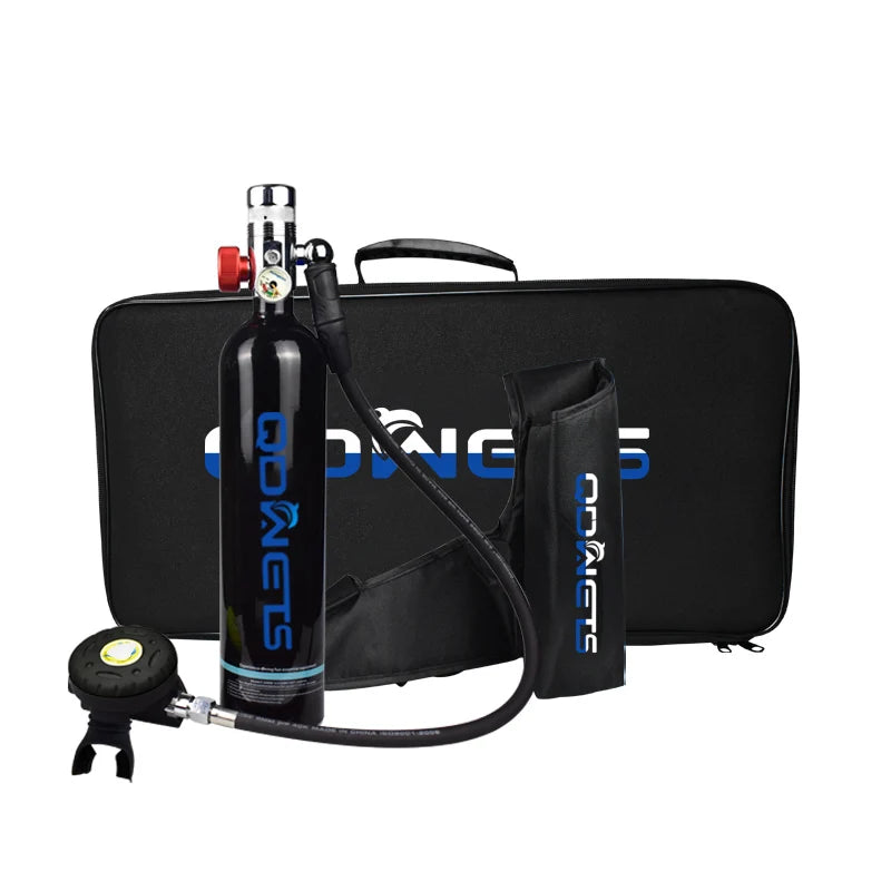 1L Scuba Diving Tank - Professional Diving Oxygen Cylinder - 15-25 Minutes QDWETS.