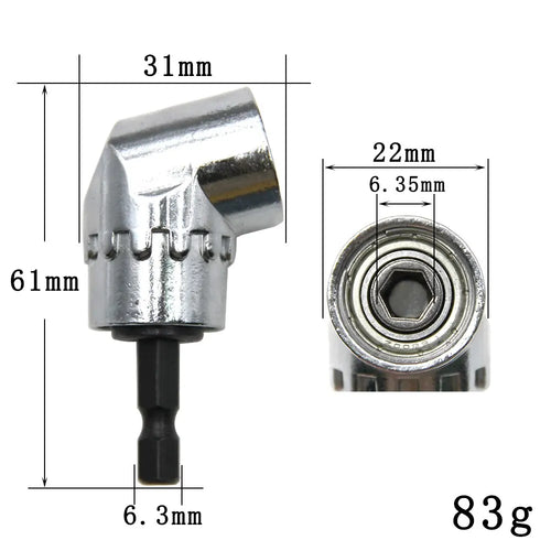105 Degree Electric Drill Corner Attachment .