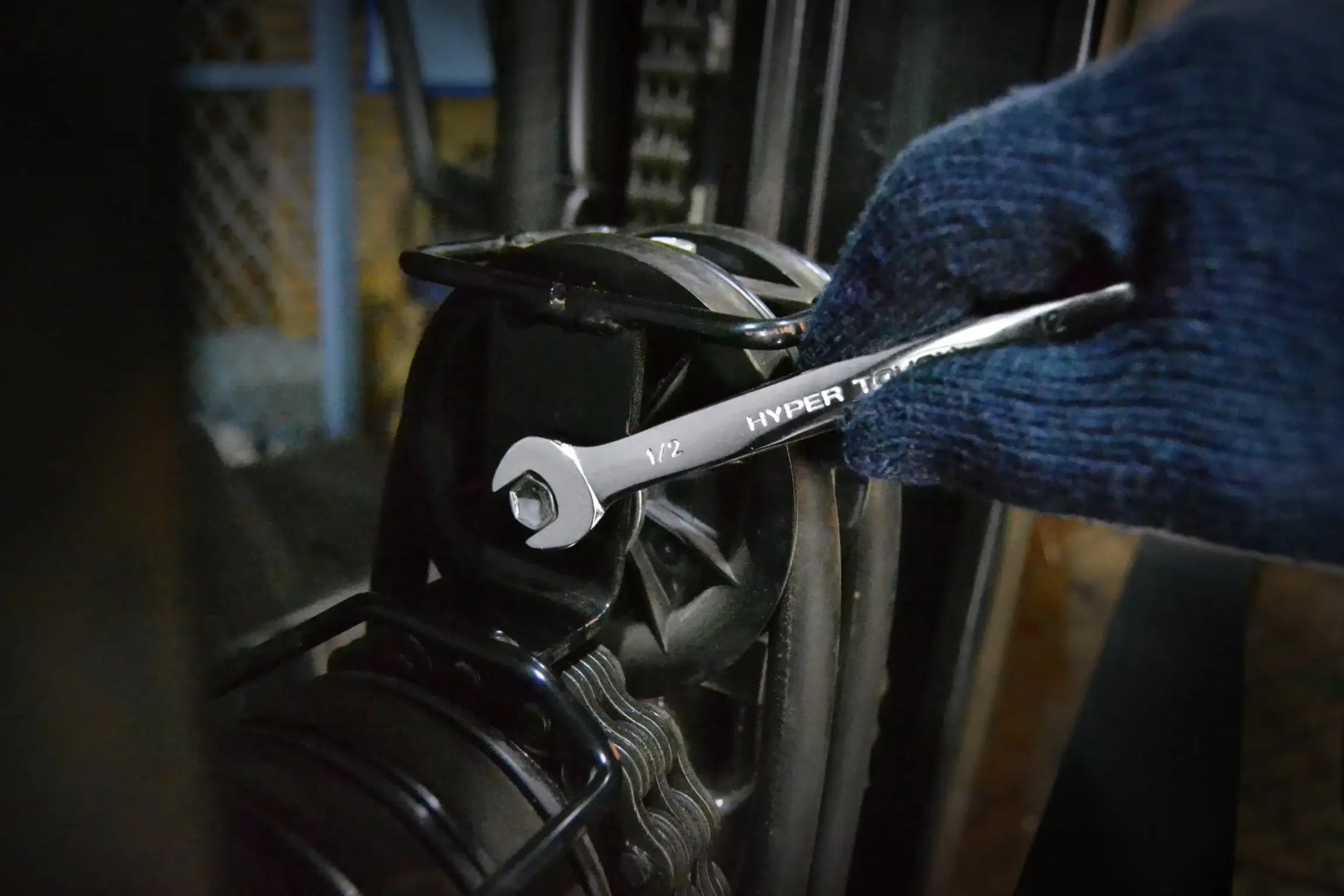 Hyper Tough 5-Piece SAE Jumbo Combination Wrench Set. 1 Inch Thru 1-1/4 Inch.