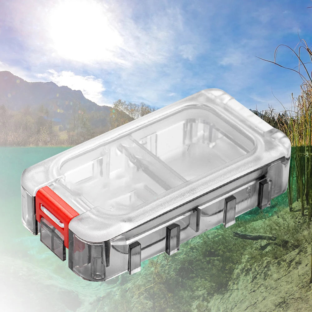 Tackle Box, Expandable, Waterproof. Clear Top. Fishing Lure Storage .