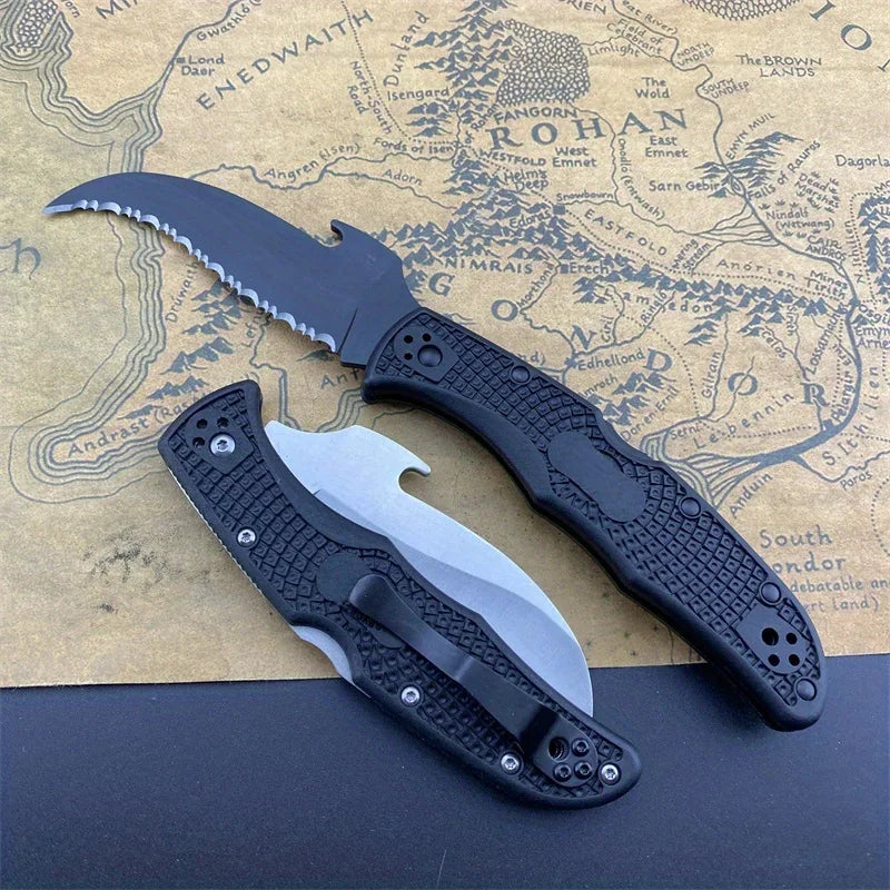 C12S Multifunctional Folding Knife With Nylon Handle.