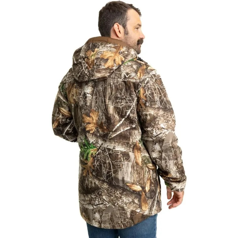 Realtree ,Edge/Timber/Max-7 Camo, Insulated Parka .  Wind-proof.