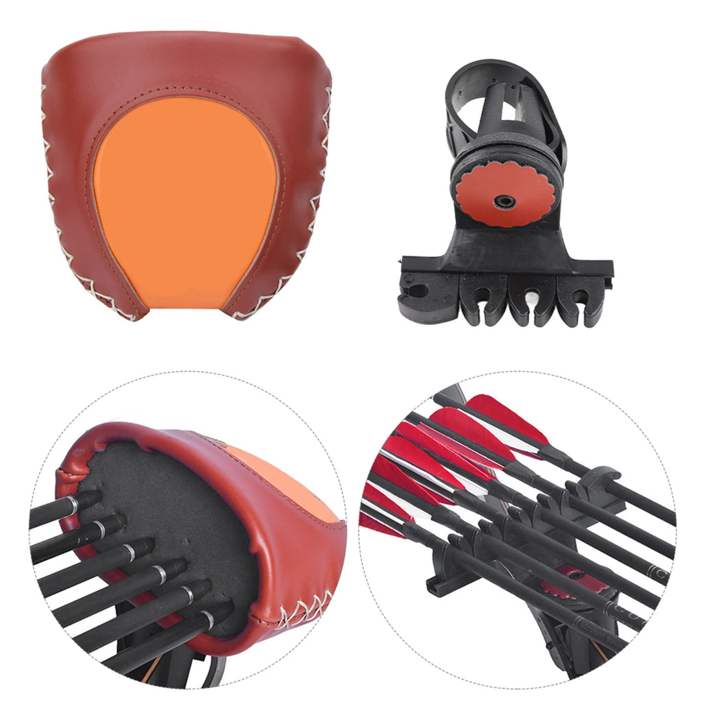 Arrow Storage Quiver. Quick Release, 6 Arrows. For Recurved Bow .