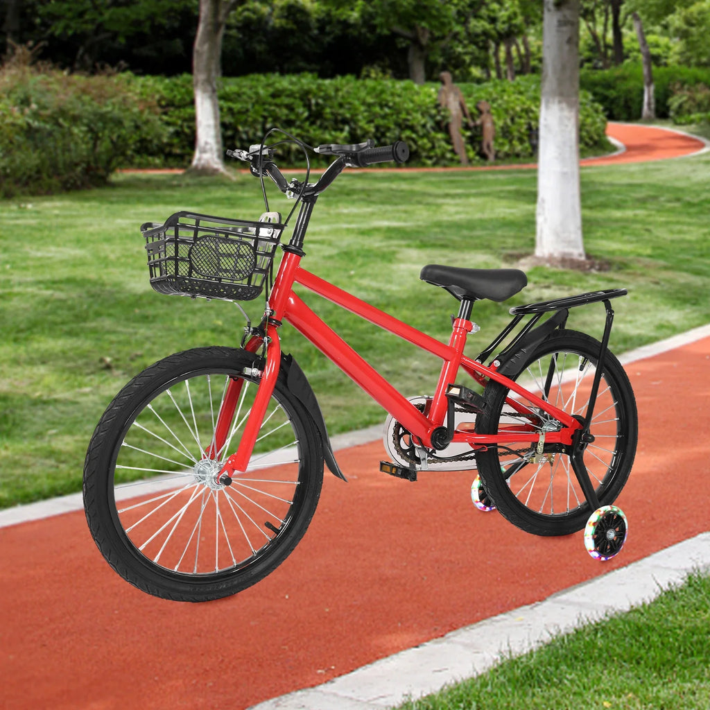 BMX Style Kid's Bikes with Training Wheels, Children Bicycle for Kids and Toddler.