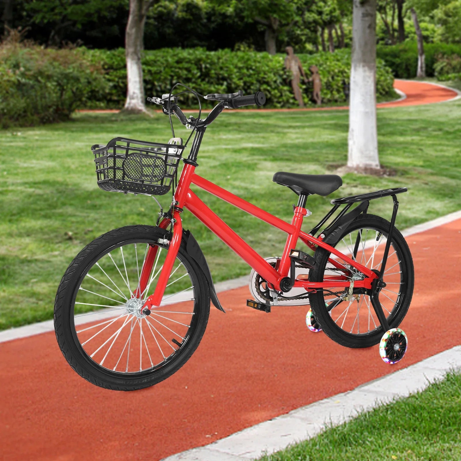 BMX Style Kid's Bikes with Training Wheels, Children Bicycle for Kids and Toddler.