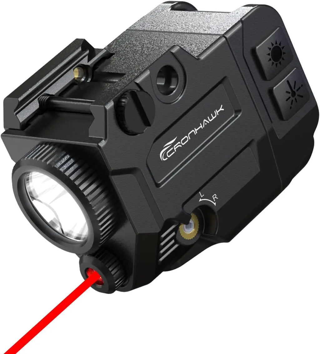 Red Laser Sight. Compatible with Picatinny Rail. Rechargeable Handgun Red Laser Beam.