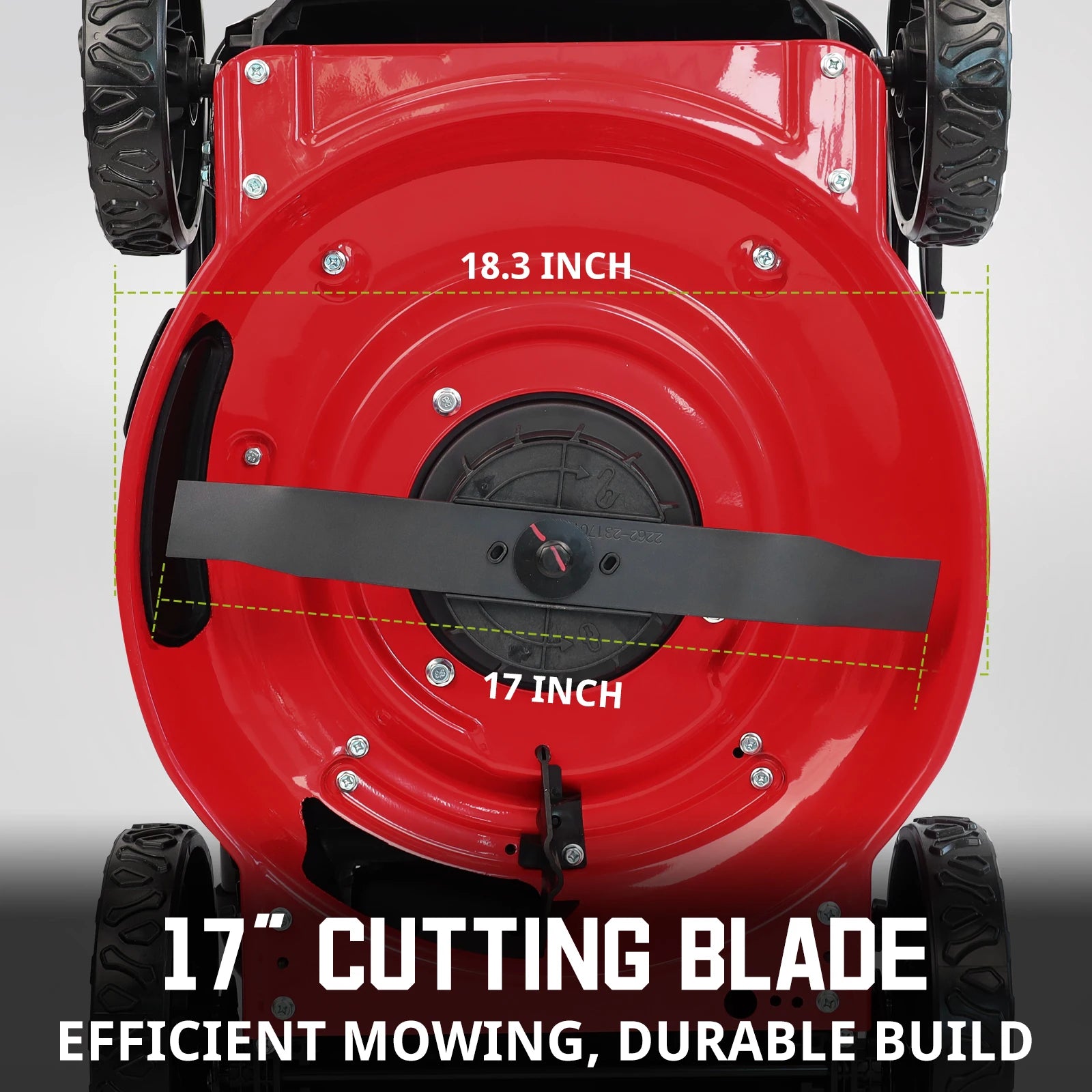 40V 17" Cordless Lawn Mower, 3-in-1 Brushless - Push Lawn Mower With 4.0Ah Battery & Charger.