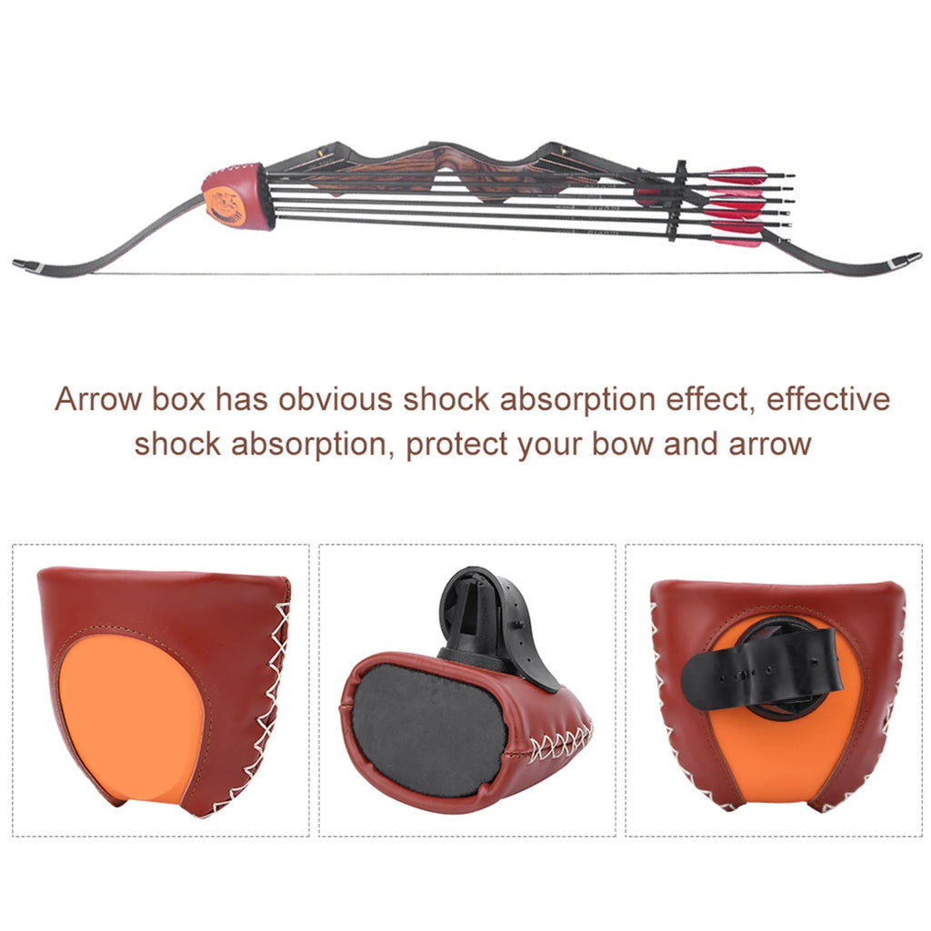 Arrow Quiver- Quick Release- 6 Arrows. For Recurved Bow .