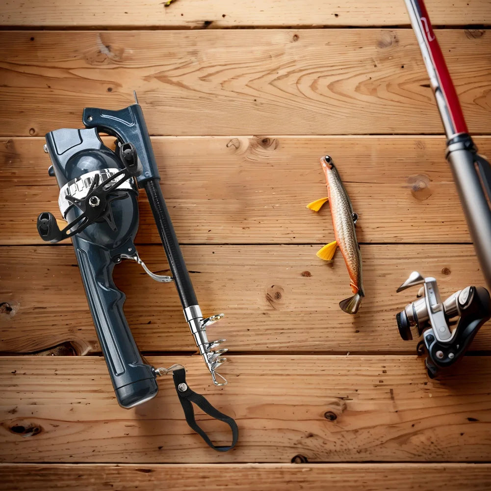 Folding Fishing Rod. Telescopic, Spinning Rod. Carbon Fiber.