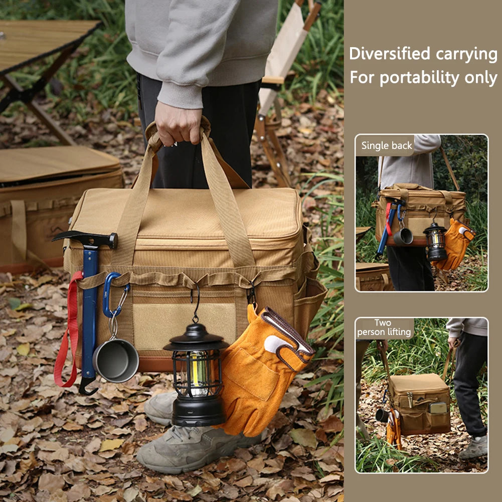 30L Cooking Utensil Organizer. Car Trunk Storage Case.