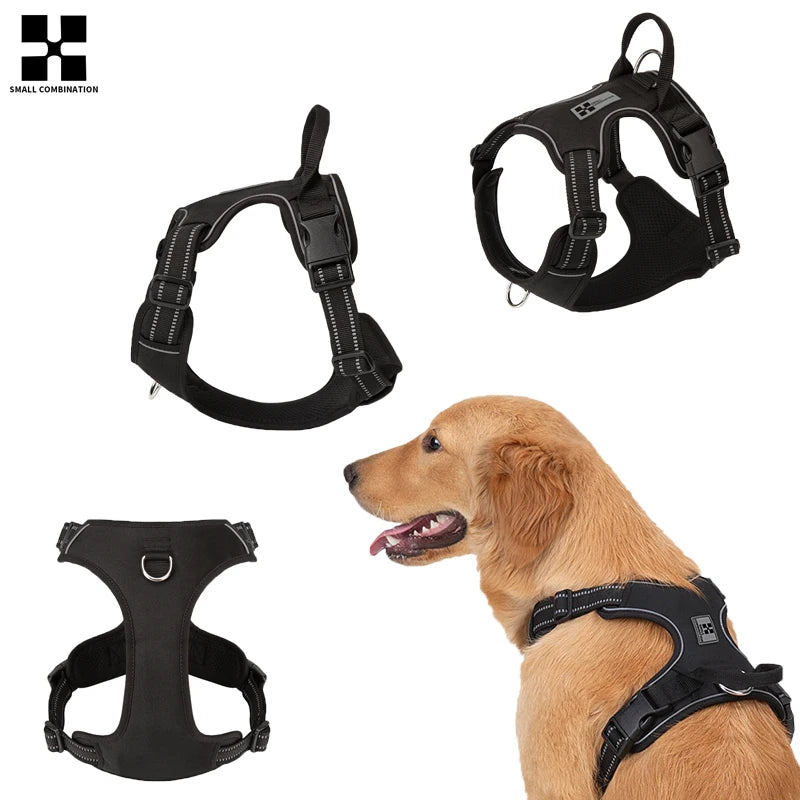 Personalized Dog Harness- No Pull- Reflective- Padded.