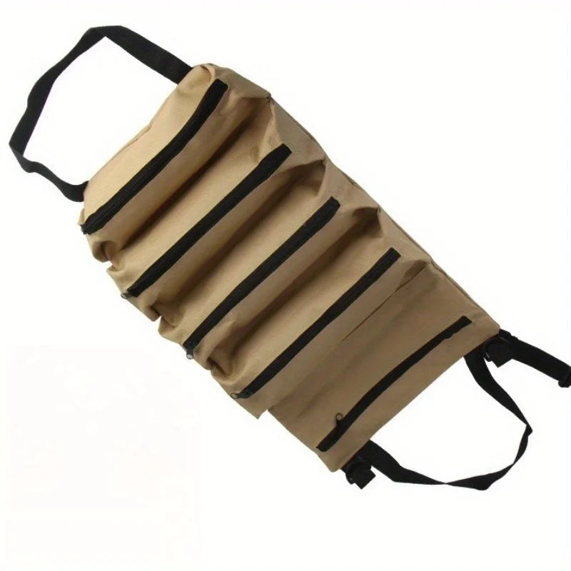 Multi-Purpose Tool Bag. High Quality Professional Multi Pocket Hardware Tools Pouch,Roll UP, Portable Small Tools Organizer Bag.