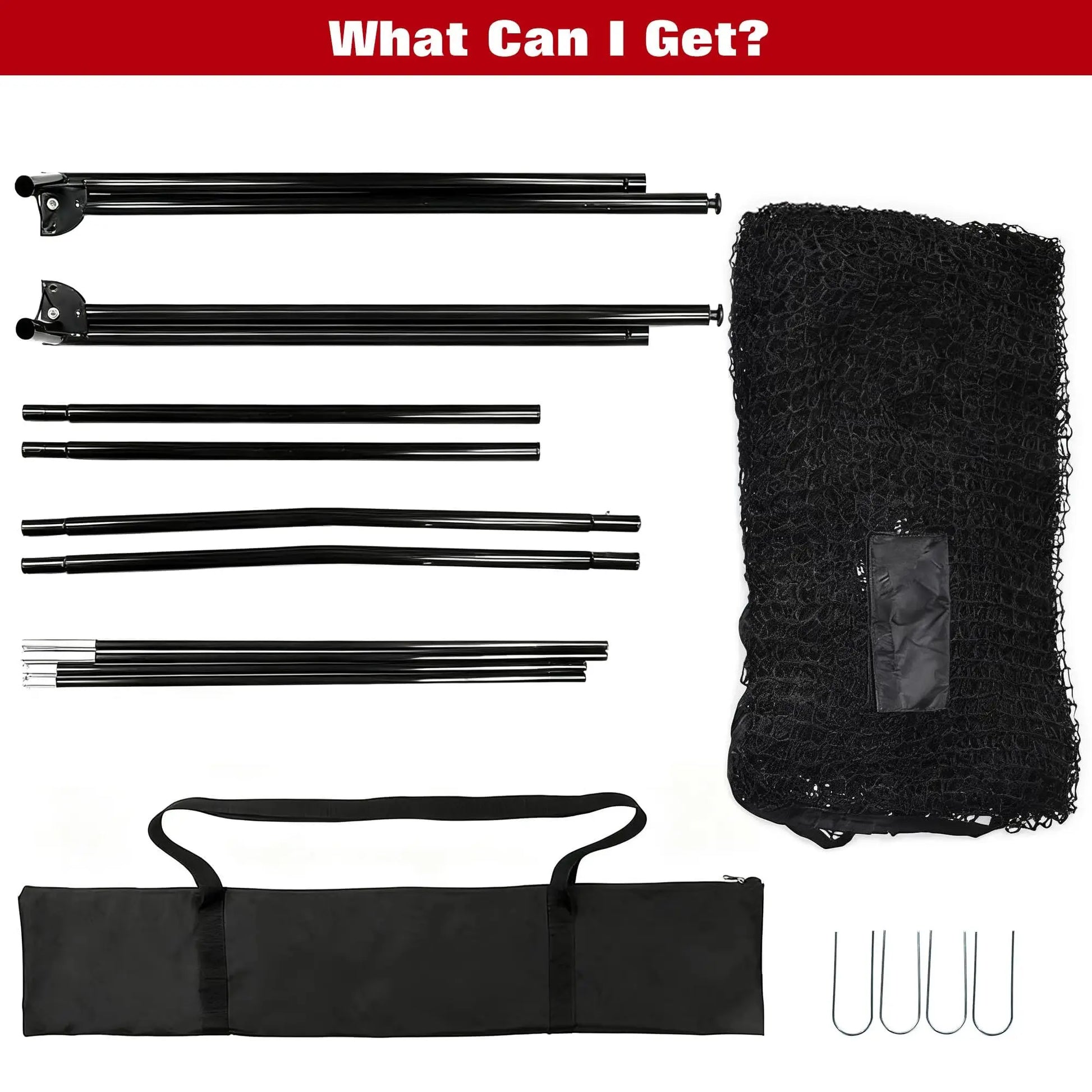 10x7 FT Golf Practice Net Portable Backyard Hitting Net Swing Chipping Training Equipment With Carry Bag Tool-Free Setup