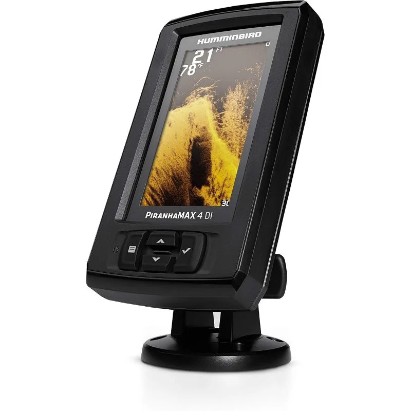 Humminbird 410160-1 PIRANHAMAX 4 DI (Down Imaging) Fish Finder, Black