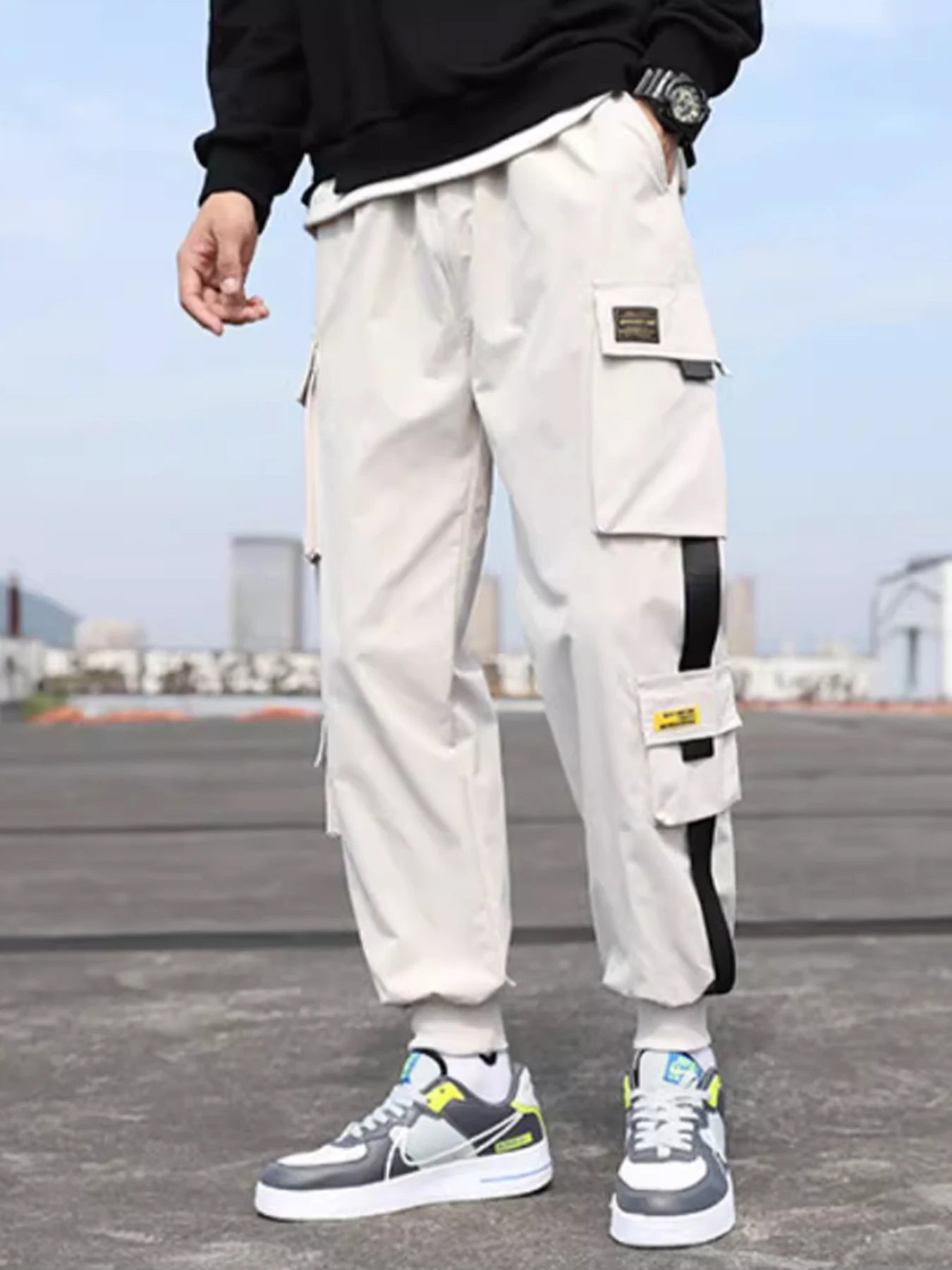 Men's Cargo Pants. Quick Dry, Breathable. Adjustable Waistband.