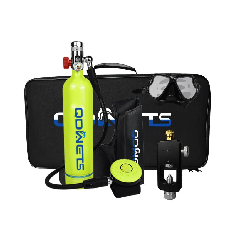 1L Scuba Diving Tank - Professional Diving Oxygen Cylinder - 15-25 Minutes QDWETS.