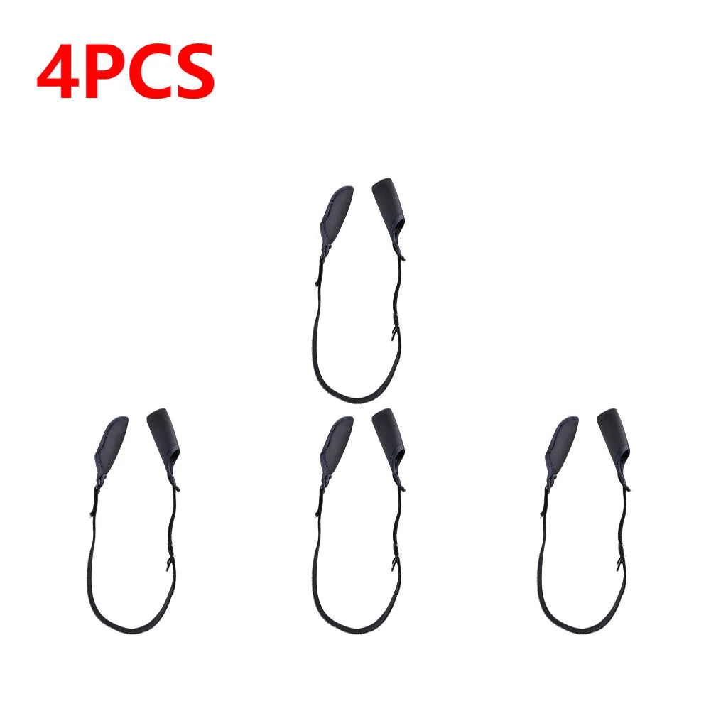 1-10PCS Fishing Rod Protection Sleeves. Adjustable Belt.