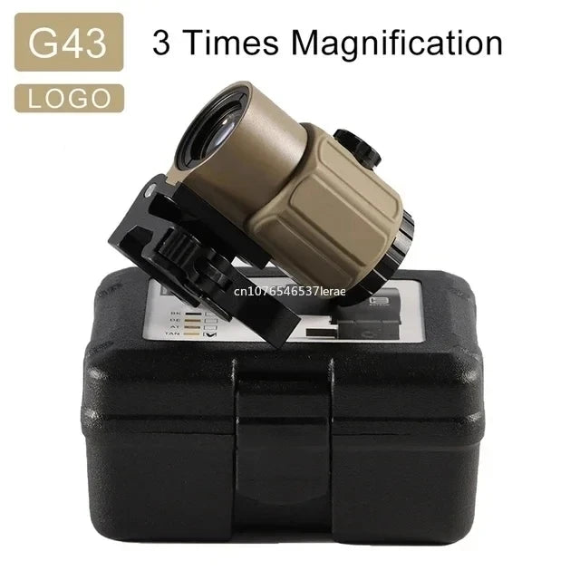 EOTECH 558 Holographic Collimator Red Dot Sight. G43/G33 3X, G45 5X Magnifier. W/20mm Rail Mounts & QD Lever.