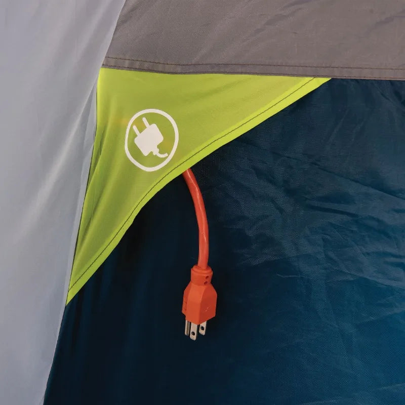 Ozark Trail 10-Person Dome Tent with Screen Porch. 3 Room.