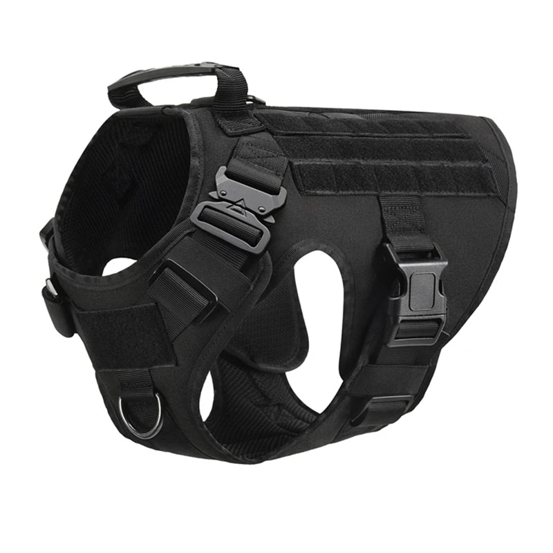 Tactical Military Vest,Tactical Training Dog Harness and Leash Set For All Breeds Dogs.
