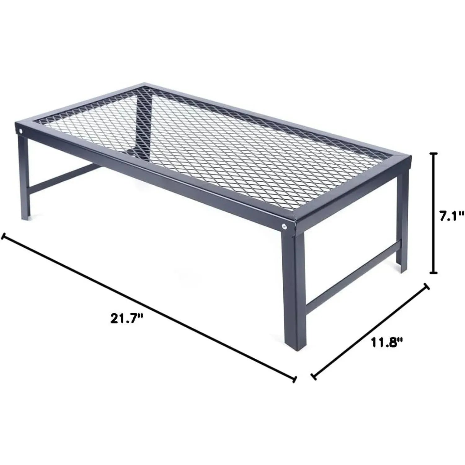 Folding Outdoor Grill, Campfire Cooking Grate for Outdoor Cooking.