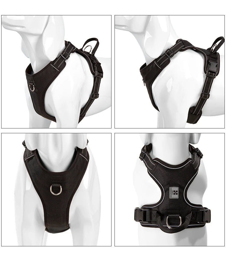 Personalized Dog Harness- No Pull- Reflective- Padded.