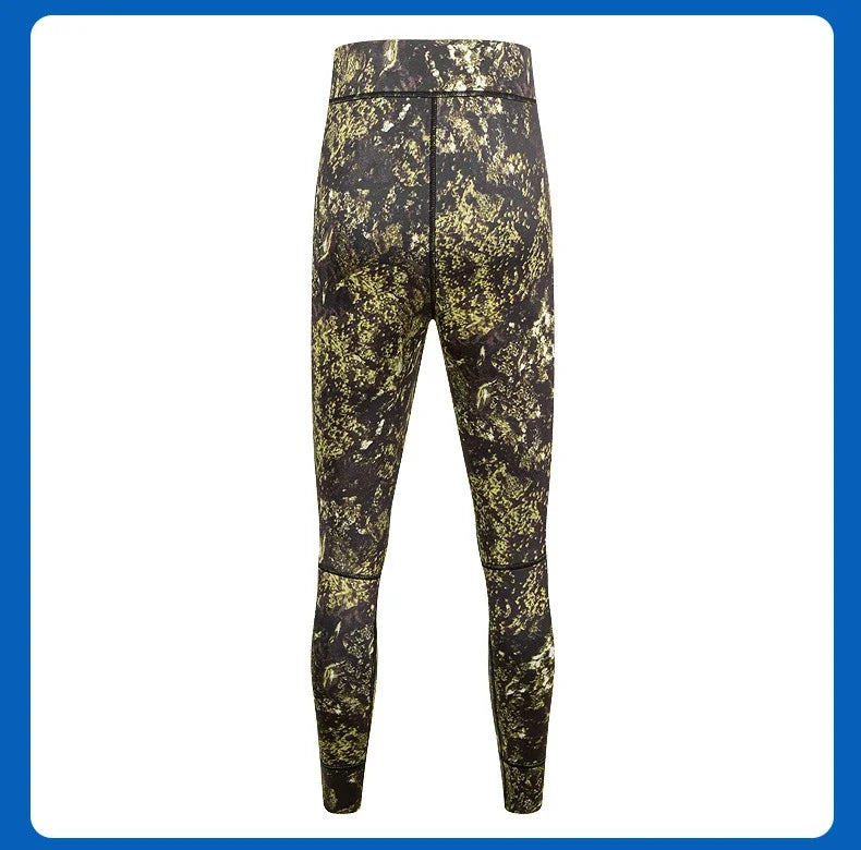 Camouflage 1.5mm Diving Suit. Split Body,Free Diving, Spearfishing.