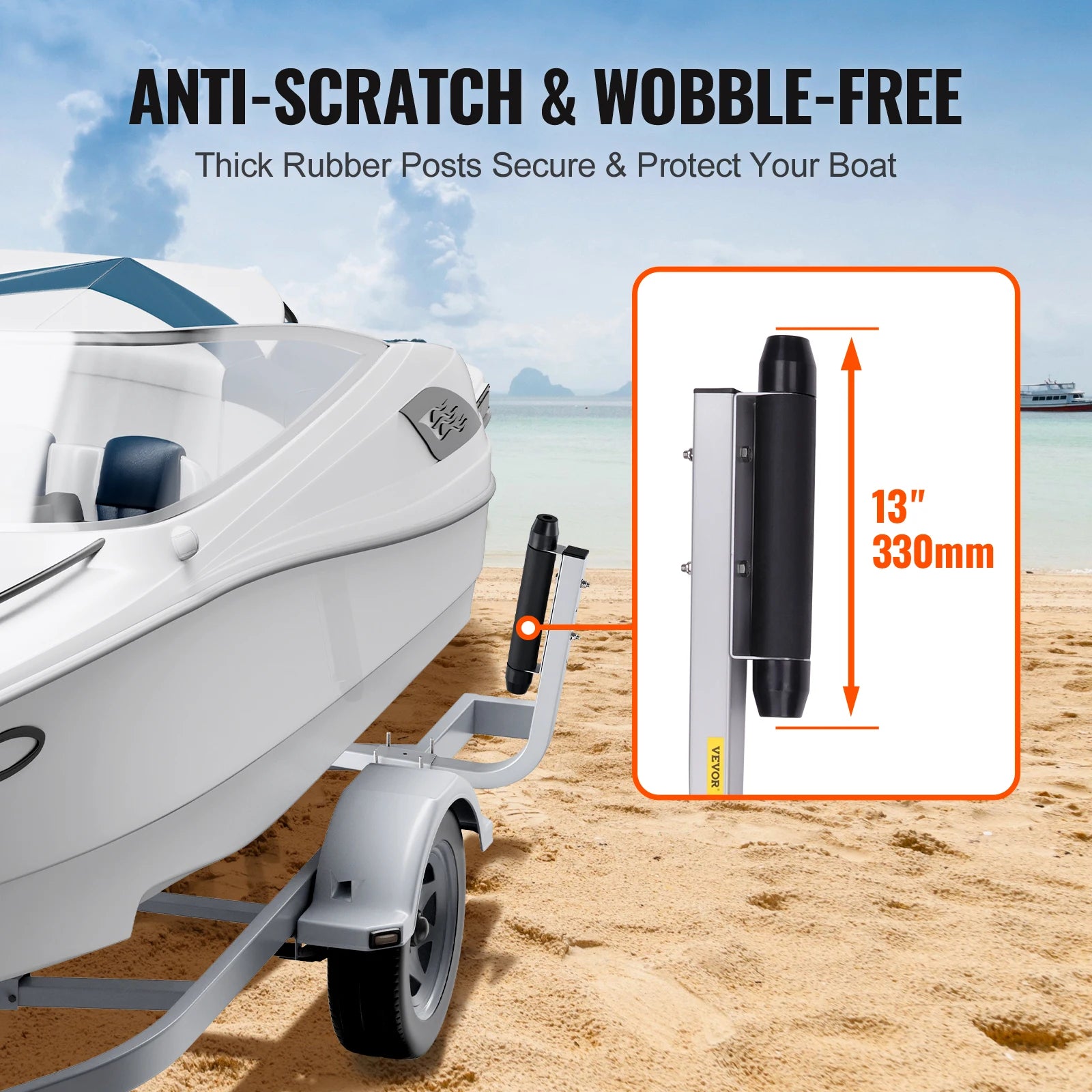 SucceBuy Boat Trailer Guide. Adjustable Guide Poles. 2PCSRustproof Galvanized Steel.