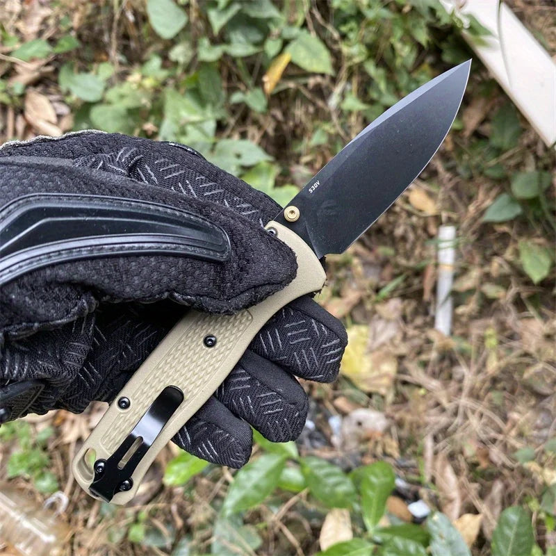 BM 535 Folding Pocket Knife. D2 Blade, Nylon Fiber Handle.