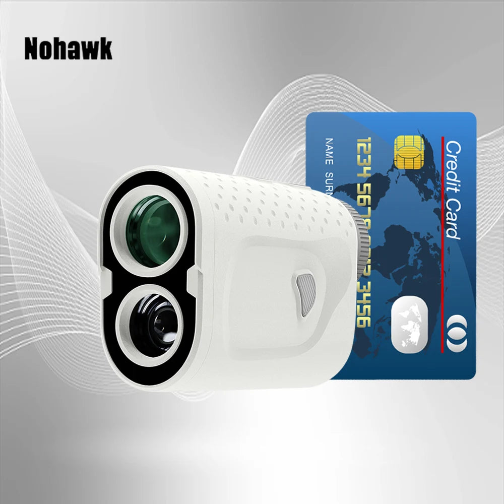 Nohawk Golf Rangefinder with Slope Switch. 600/1000Yds Range Finder with Flag Pole Locking Vibration .