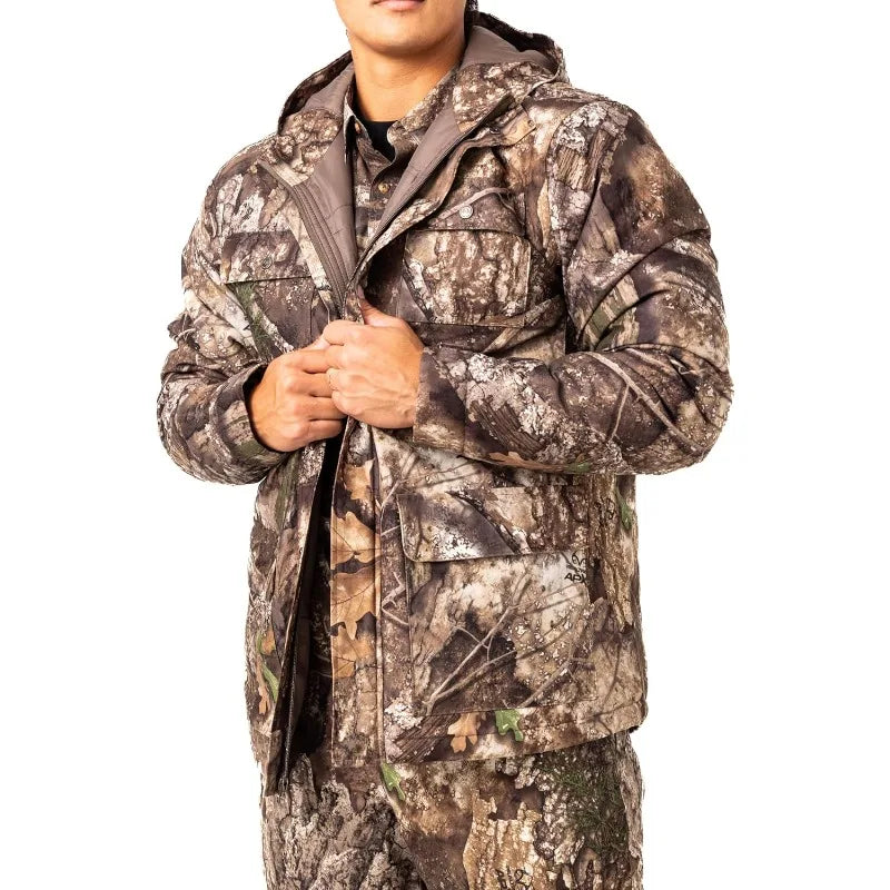 Realtree ,Edge/Timber/Max-7 Camo, Insulated Parka .  Wind-proof.