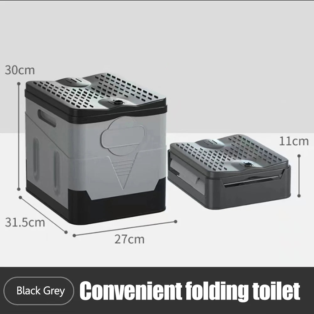 Portable, Folding Toilet. Strong, Reusable.