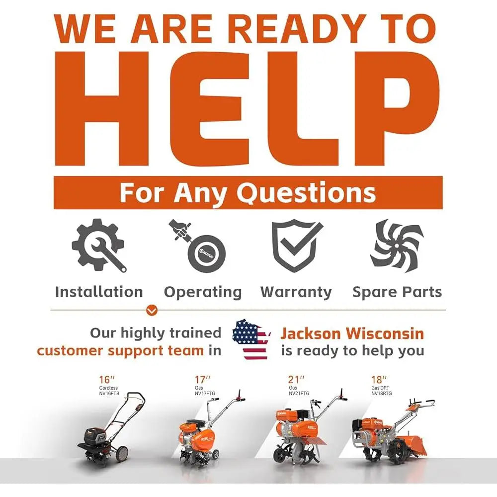 17 Inch, 79cc Gas Powered - Front Tine Cultivator. Tooless - Adjustable Tilling Width, Heavy Duty Tines.