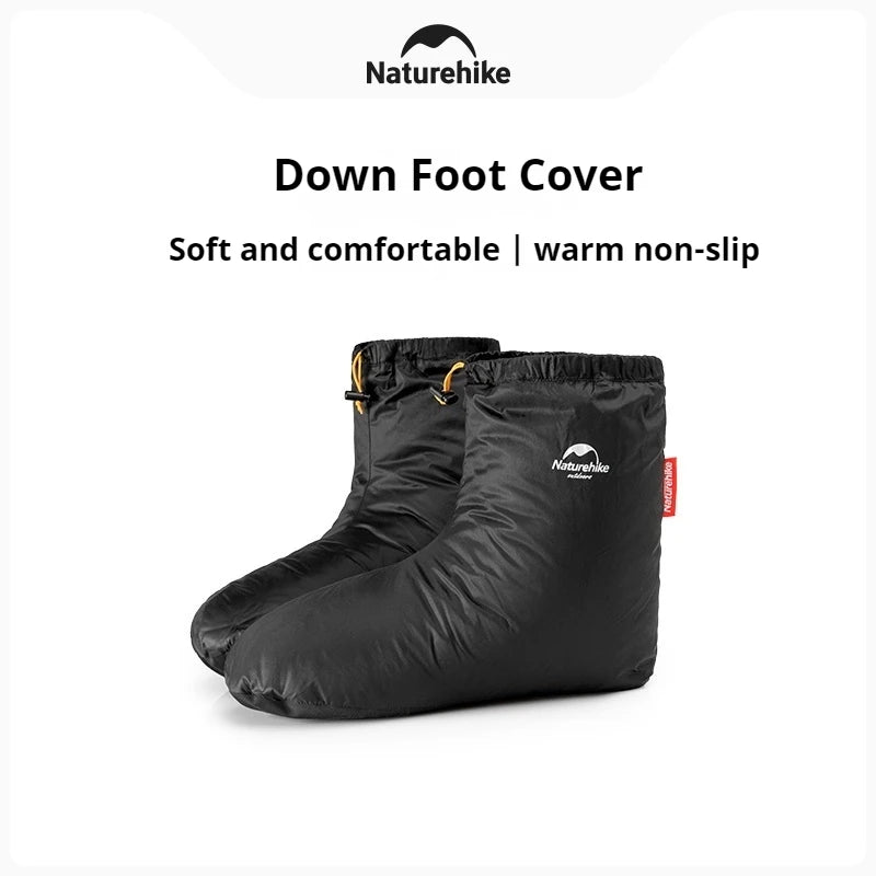 Naturehike Duck Down Foot Cover. Warm Booties - Waterproof - Ultralight - Soft.