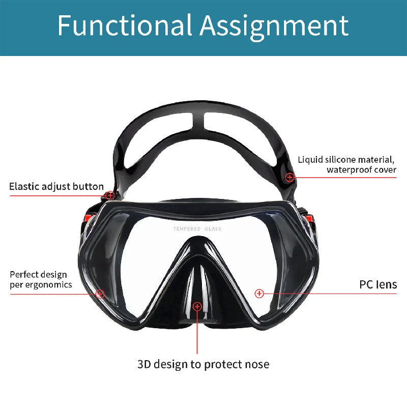 1L Scuba Diving Tank - Professional Diving Oxygen Cylinder - 15-25 Minutes QDWETS.