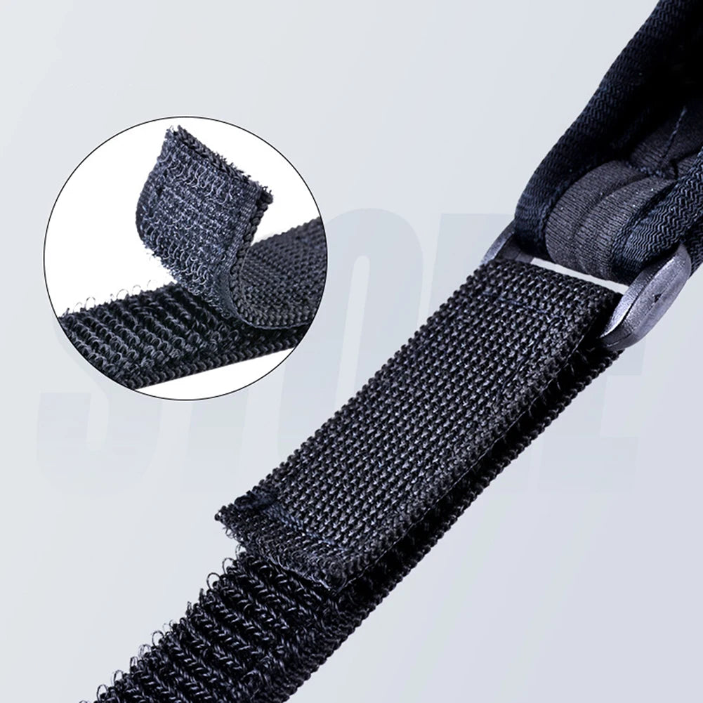 1-10PCS Fishing Rod Protection Sleeves. Adjustable Belt.
